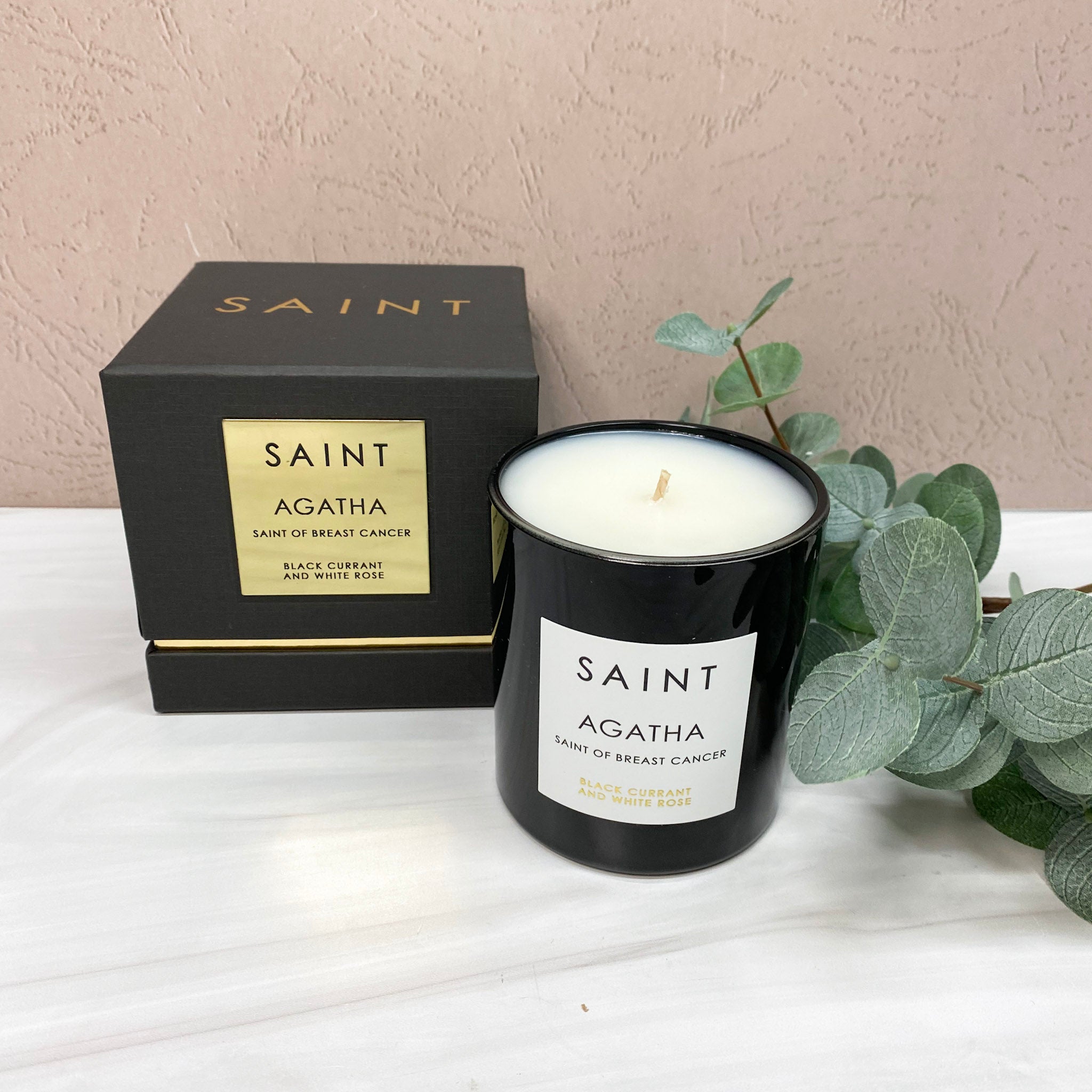 Saint Agatha Candle