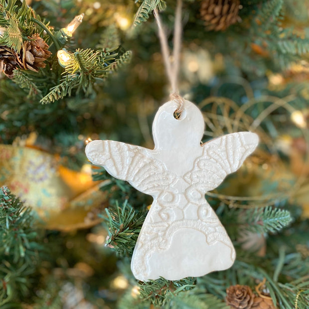 Angel Ornament | White