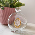 Glass Holy Water Bottle with Guardian Angel Medal Holy Water Bottles Crossroads Collective