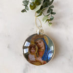 Madonna Medallion Ornament Christmas Crossroads Collective