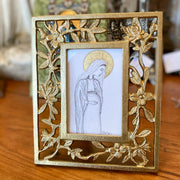 Framed Embellished Expectant Mary Print