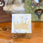 4x4 Holiday Gold-Leaf Canvases