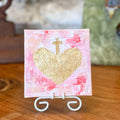 4x4 Holiday Gold-Leaf Canvases