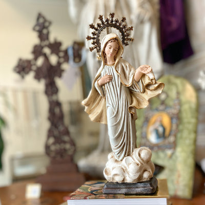 Our Lady of Medjugorje Statue with Halo