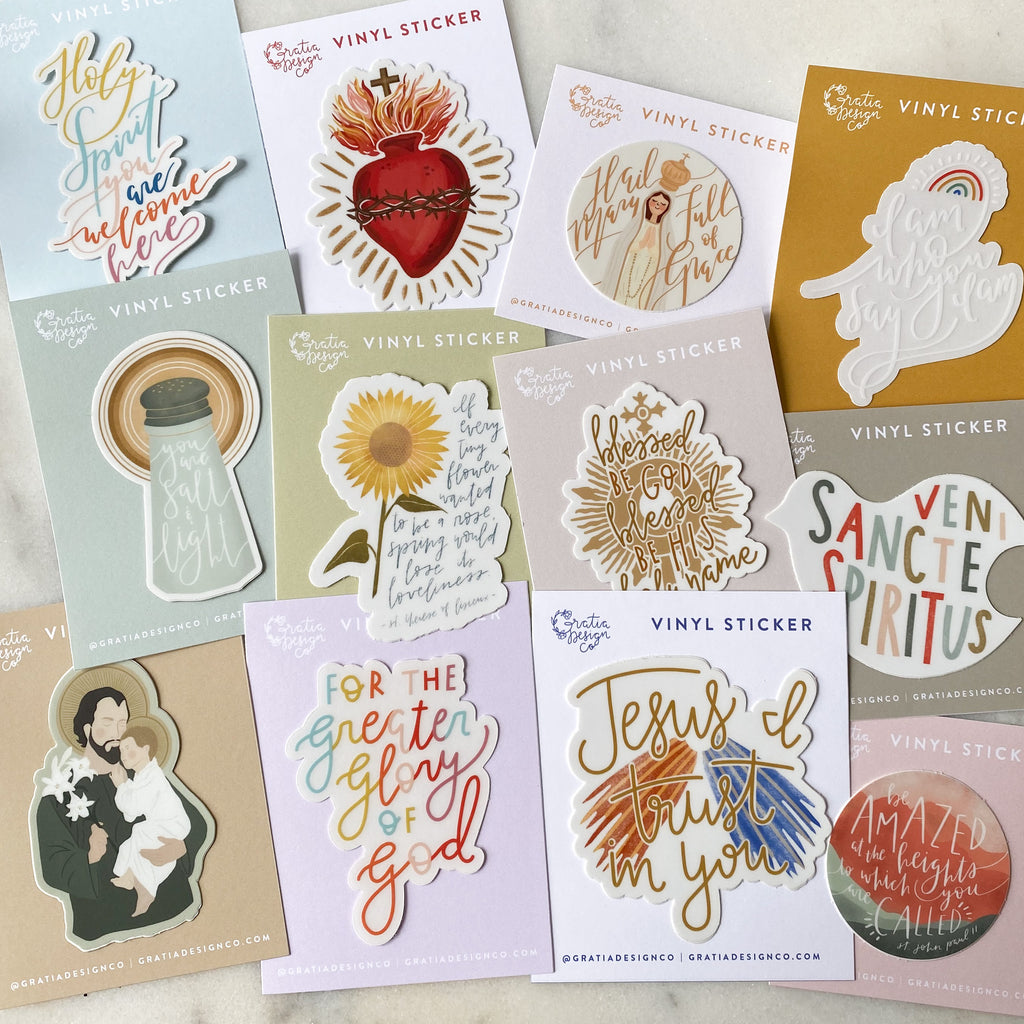 Vinyl Sticker - Gratia Design Co. Accessories & Gifts Crossroads Collective