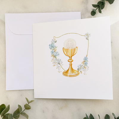 First Communion Square Card Cards Crossroads Collective