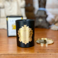 Sacred Heart Ex-Voto Candle Orange Noir
