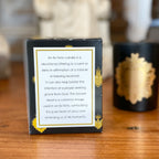 Sacred Heart Ex-Voto Candle Orange Noir