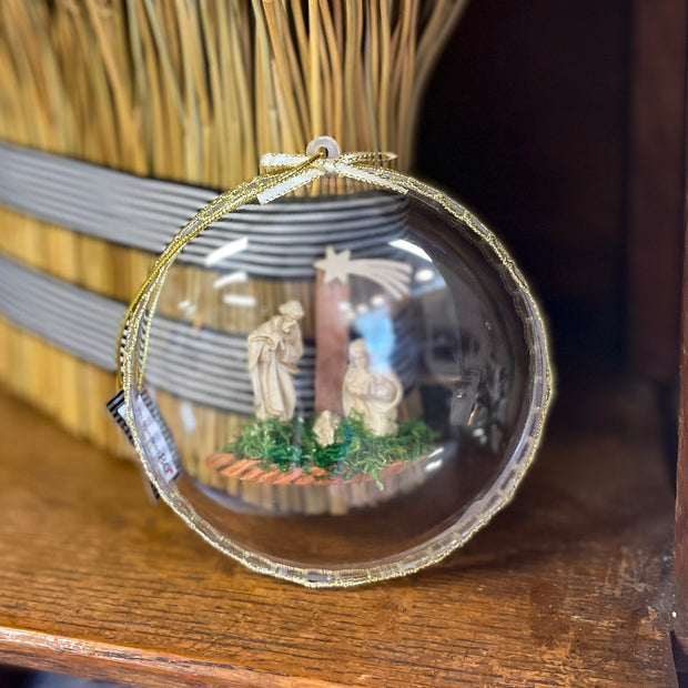 Nativity Medallion Ornament