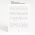 St. Teresa of Calcutta Novena Card White Cards Crossroads Collective