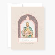 St. Jude Novena Card Beige Cards Crossroads Collective