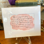 Have No Anxiety Quote Print
