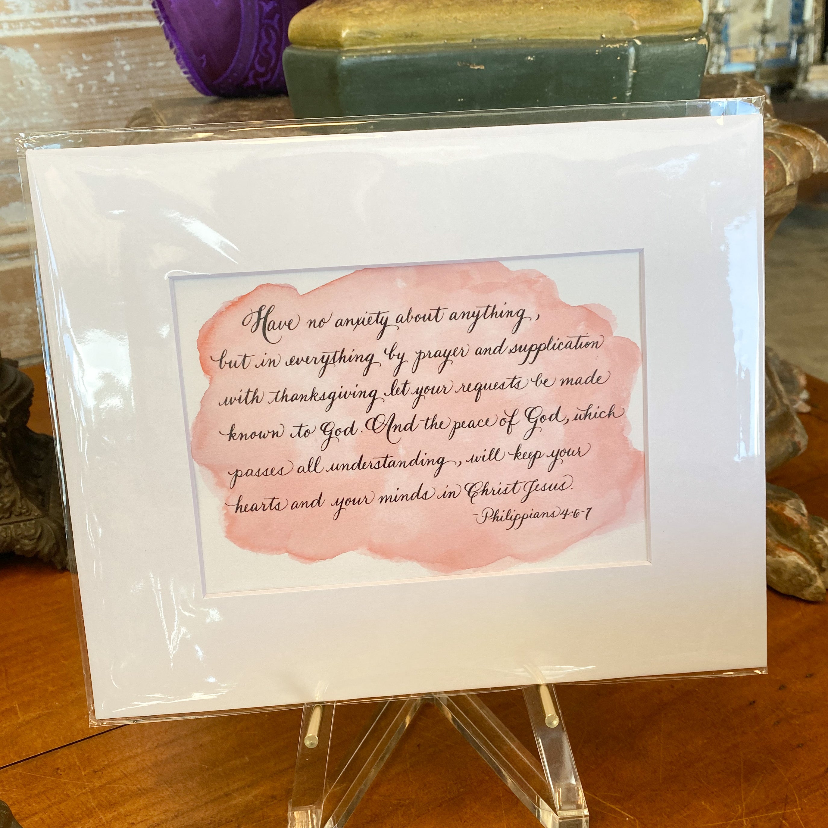 Have No Anxiety Quote Print
