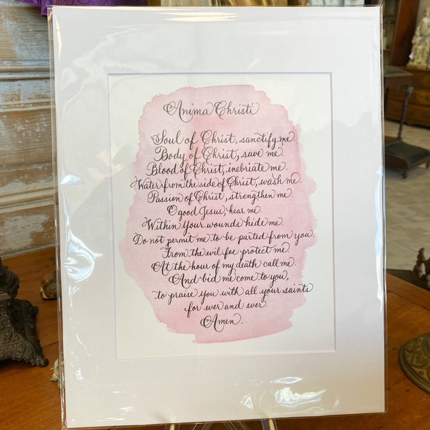 Anima Christi Prayer Print