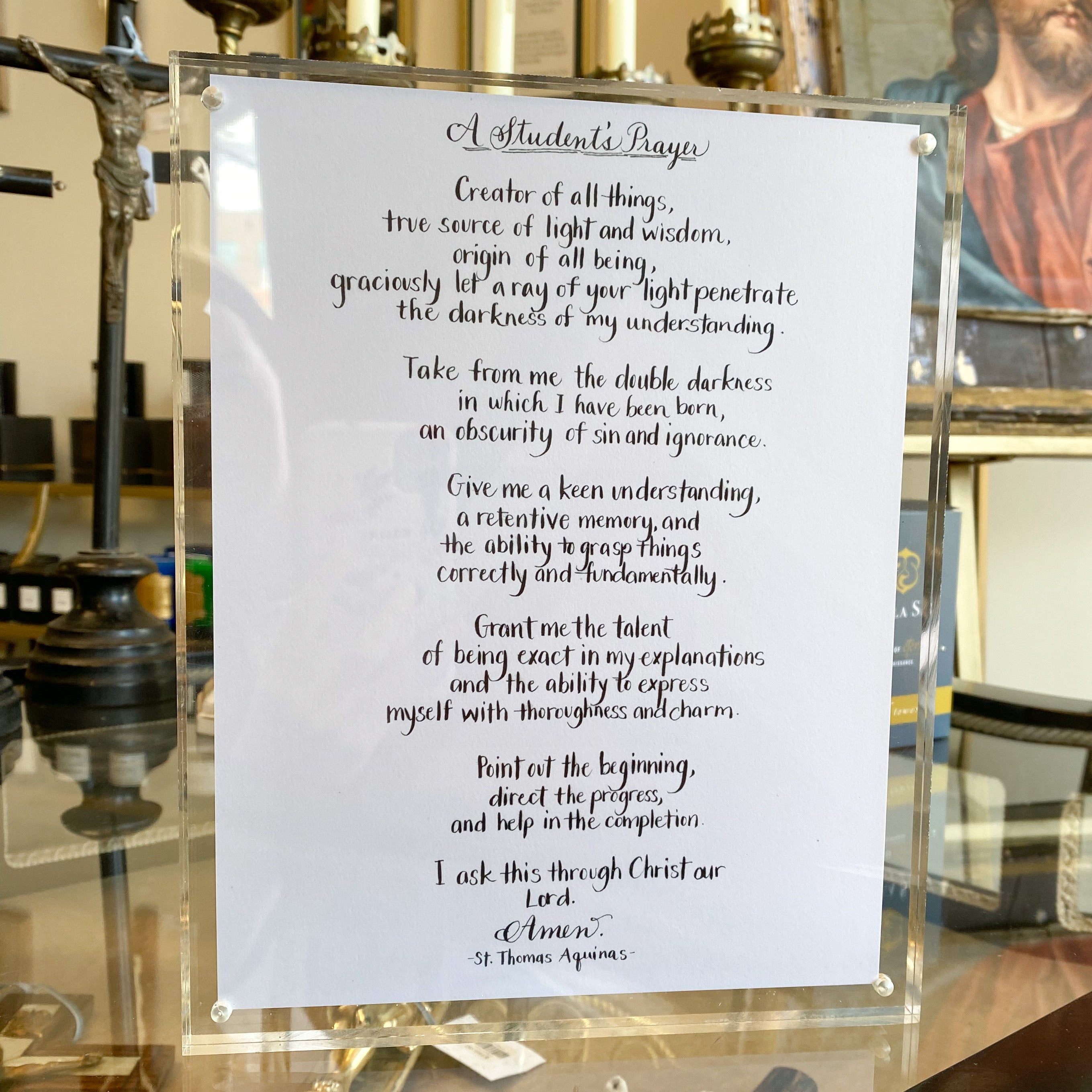 Student's Prayer Print