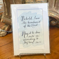 Behold Handmaid Quote Print