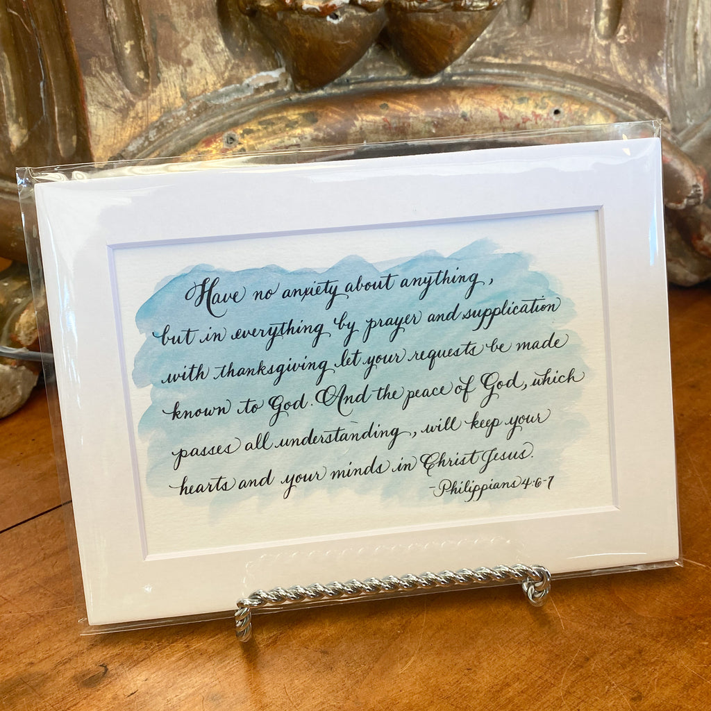 Have No Anxiety Quote Print