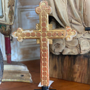 Antique Cross Gilded France Crossroads Collective