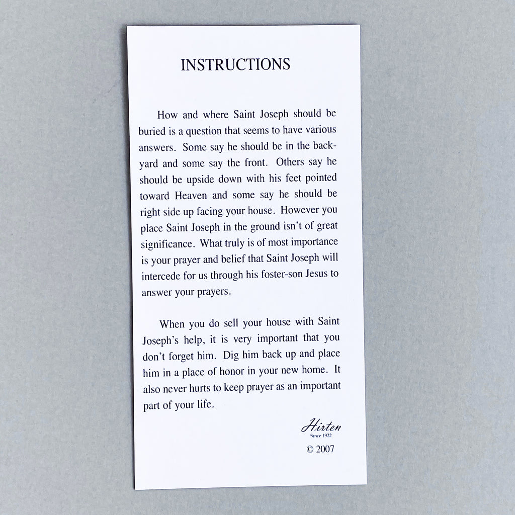 Saint Joseph the Worker Home Sellers Statue and Kit Home & Decor Crossroads Collective