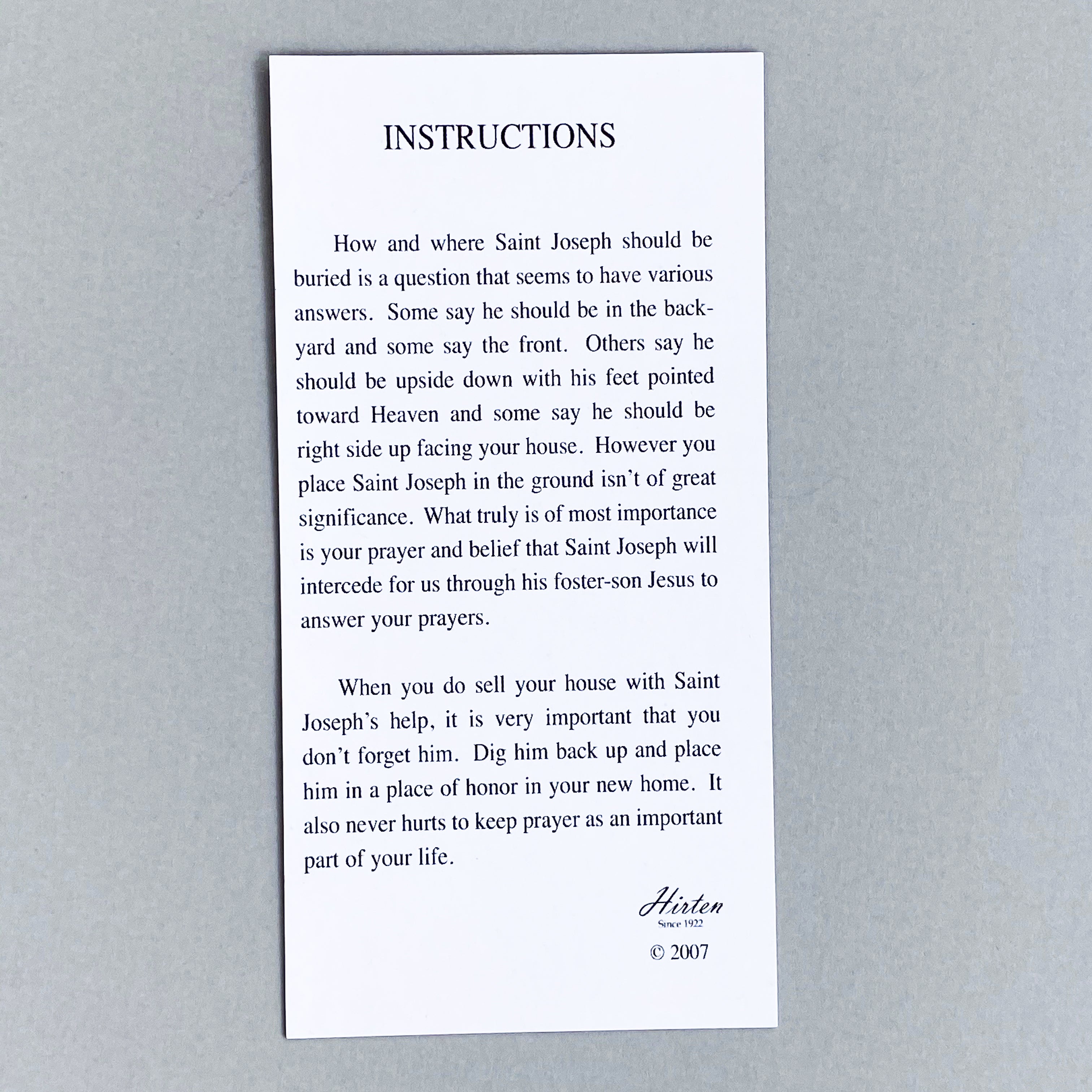 Saint Joseph the Worker Home Sellers Statue and Kit Home & Decor Crossroads Collective