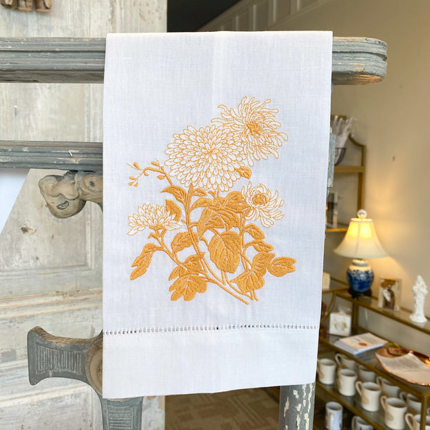 Chrysanthemum Tea Towel Home & Decor Crossroads Collective