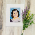Charlene Richard Watercolor- Matted Arts & Entertainment Crossroads Collective