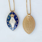 Miraculous Twelve Star Necklace in Navy