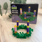 LEGO Brick Advent Wreath Christmas Crossroads Collective