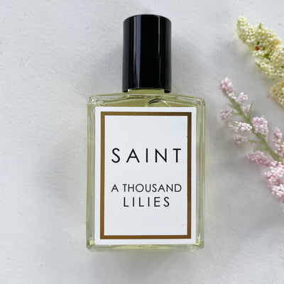 SAINT Roll-On Holy Oil Perfume in St. Thomas Aquinas A Thousand Lilies Bath & Body Crossroads Collective