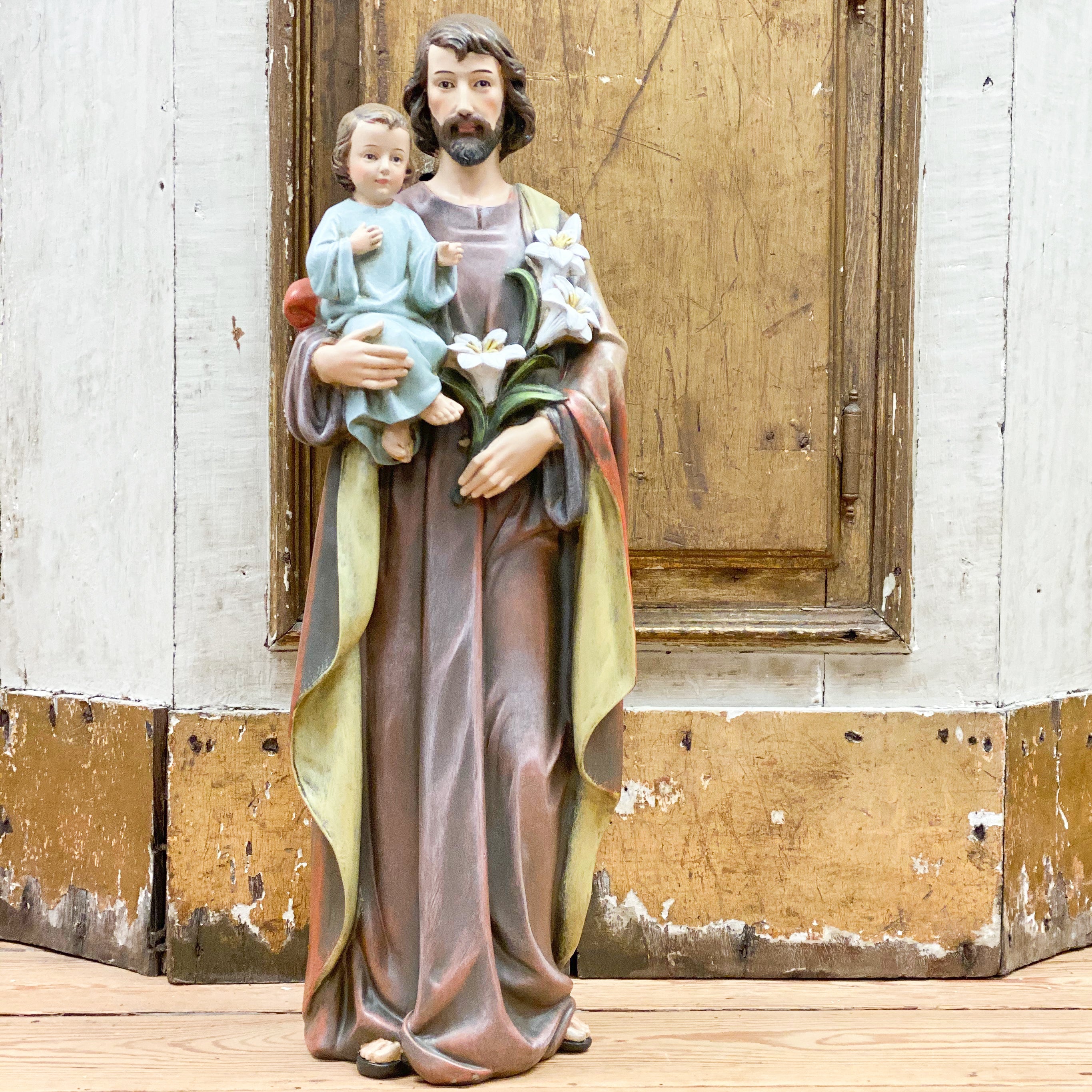 Statue of St. Joseph with Infant Jesus