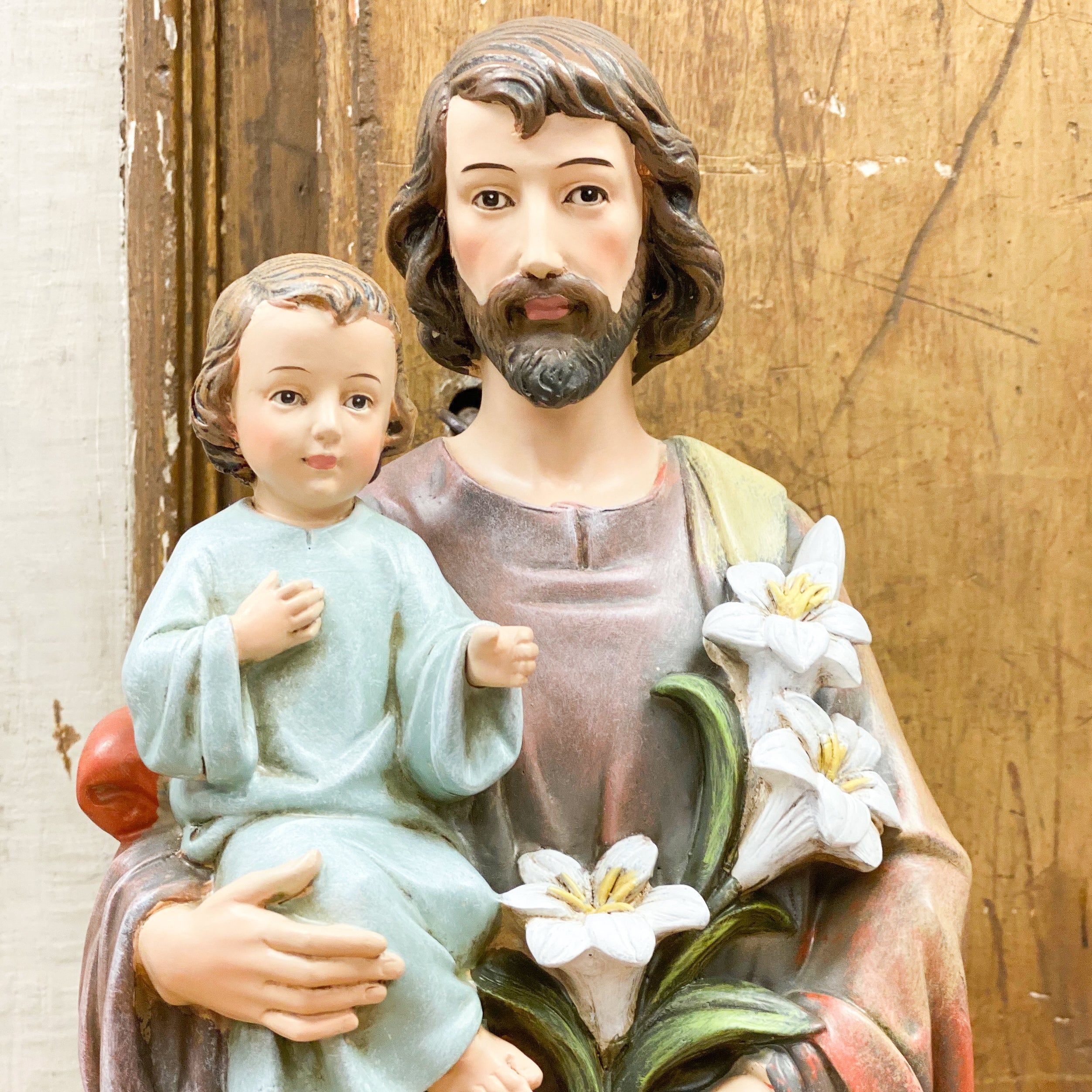 Statue of St. Joseph with Infant Jesus