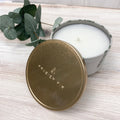Frasier Fir Poured Candle Tin, Gold Lid Home & Decor Crossroads Collective