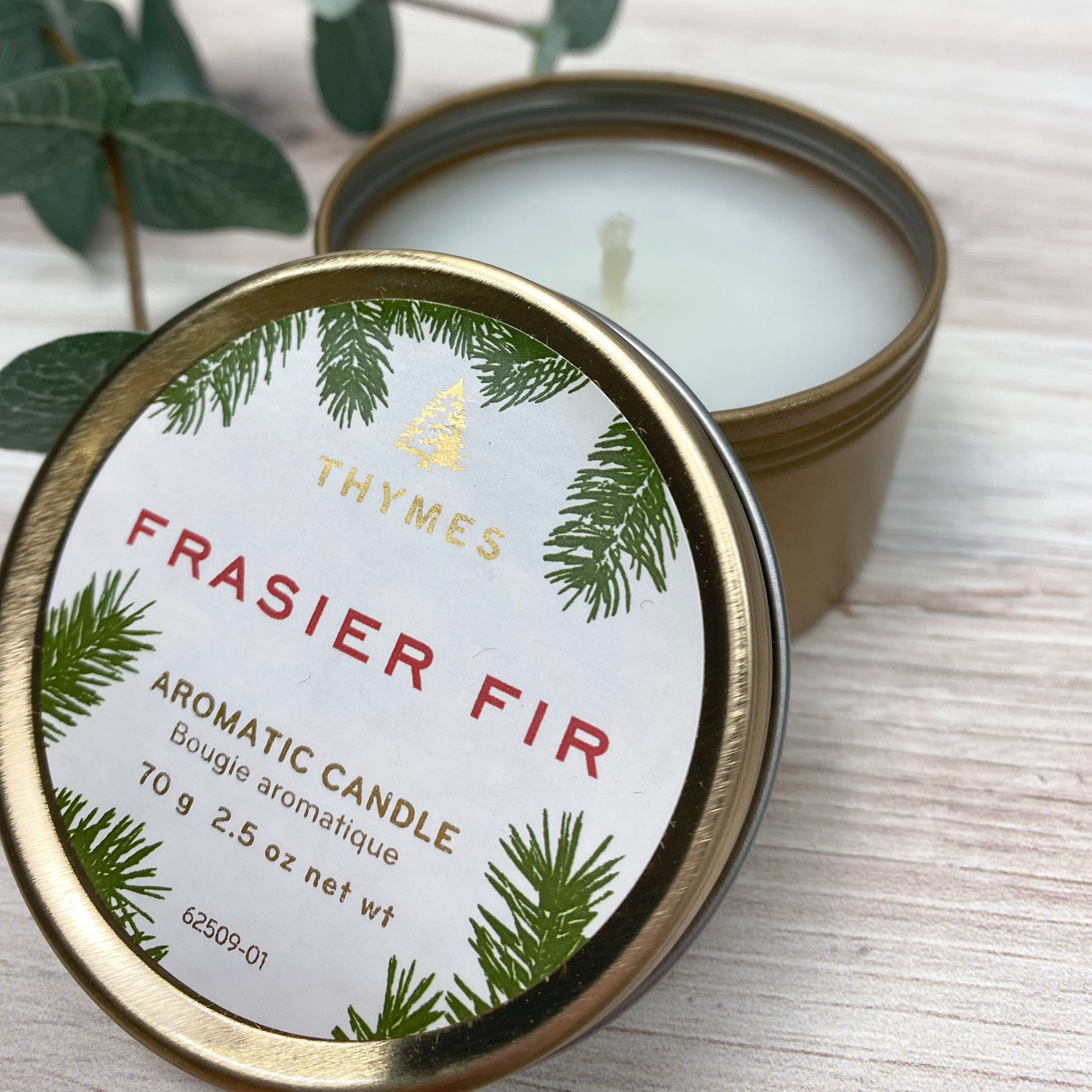Frasier Fir Poured Candle, Travel Tin Home & Decor Crossroads Collective