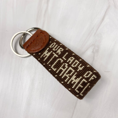 Our Lady of Mount Carmel-Pray for Us Key Fob Keychains Crossroads Collective