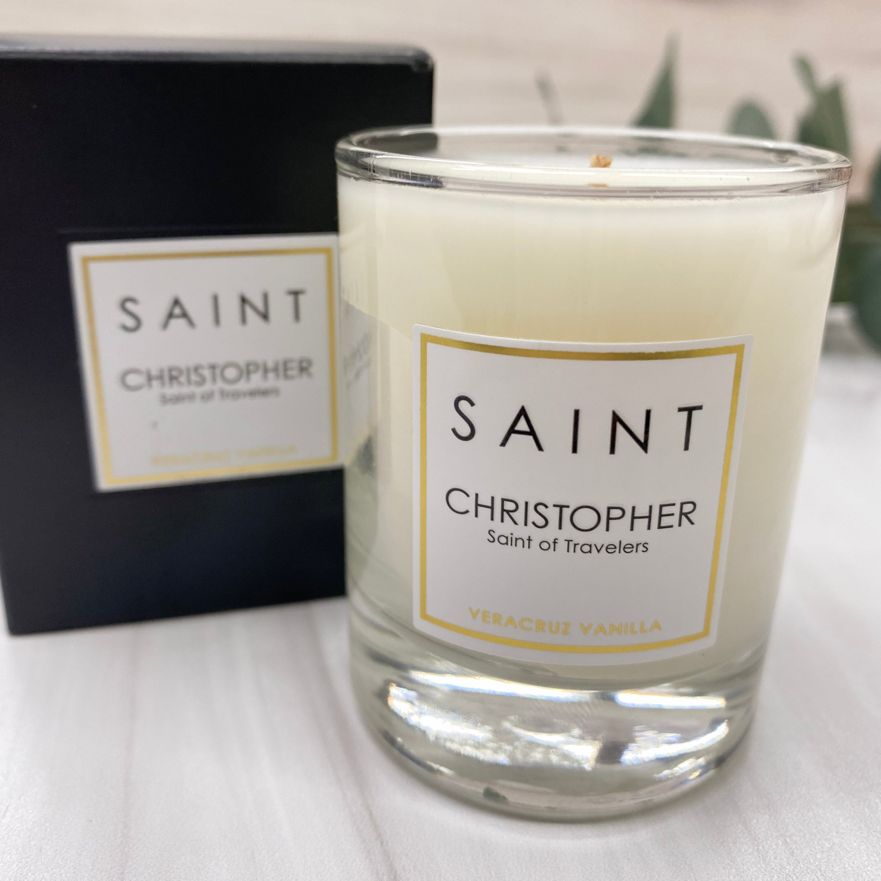 Saint Christopher Votive Candle Home & Decor Crossroads Collective