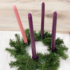 Advent Candle 4 Piece Set Religious & Ceremonial Crossroads Collective
