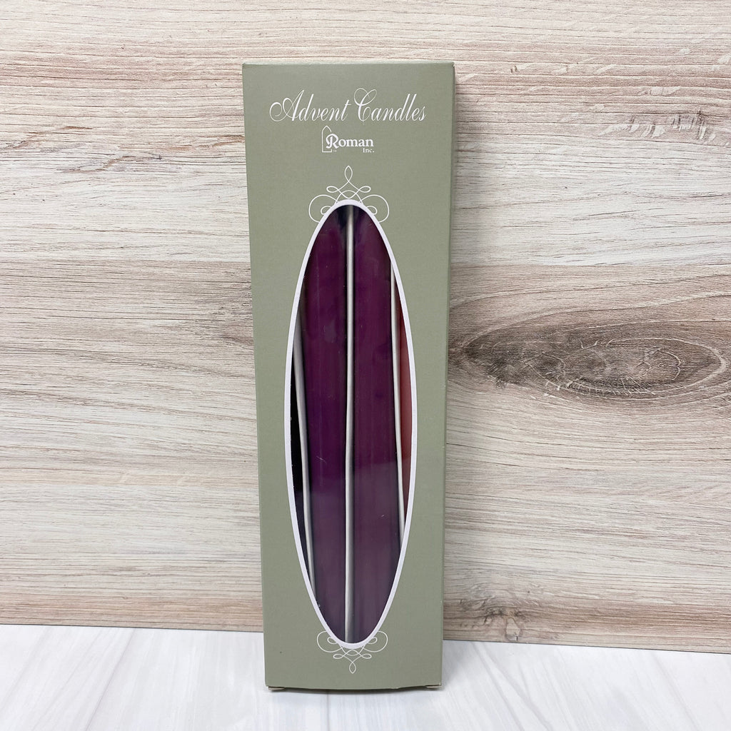 Advent Candle 4 Piece Set Religious & Ceremonial Crossroads Collective