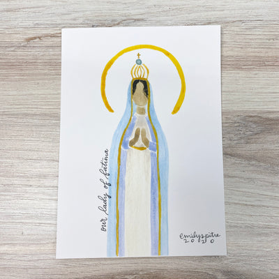 Our Lady of Fatima Print Crossroads Collective