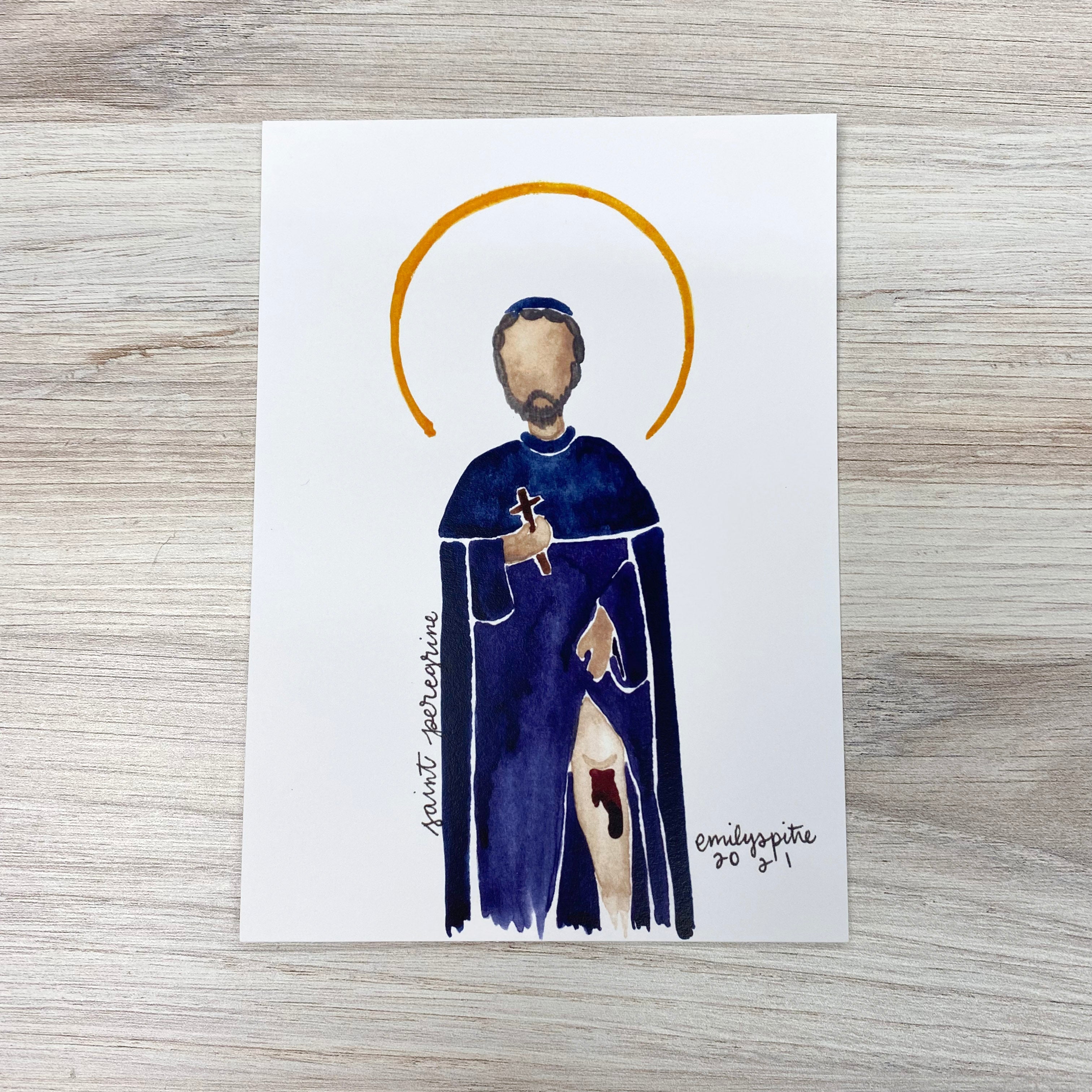 St. Peregrine Print No Type Crossroads Collective