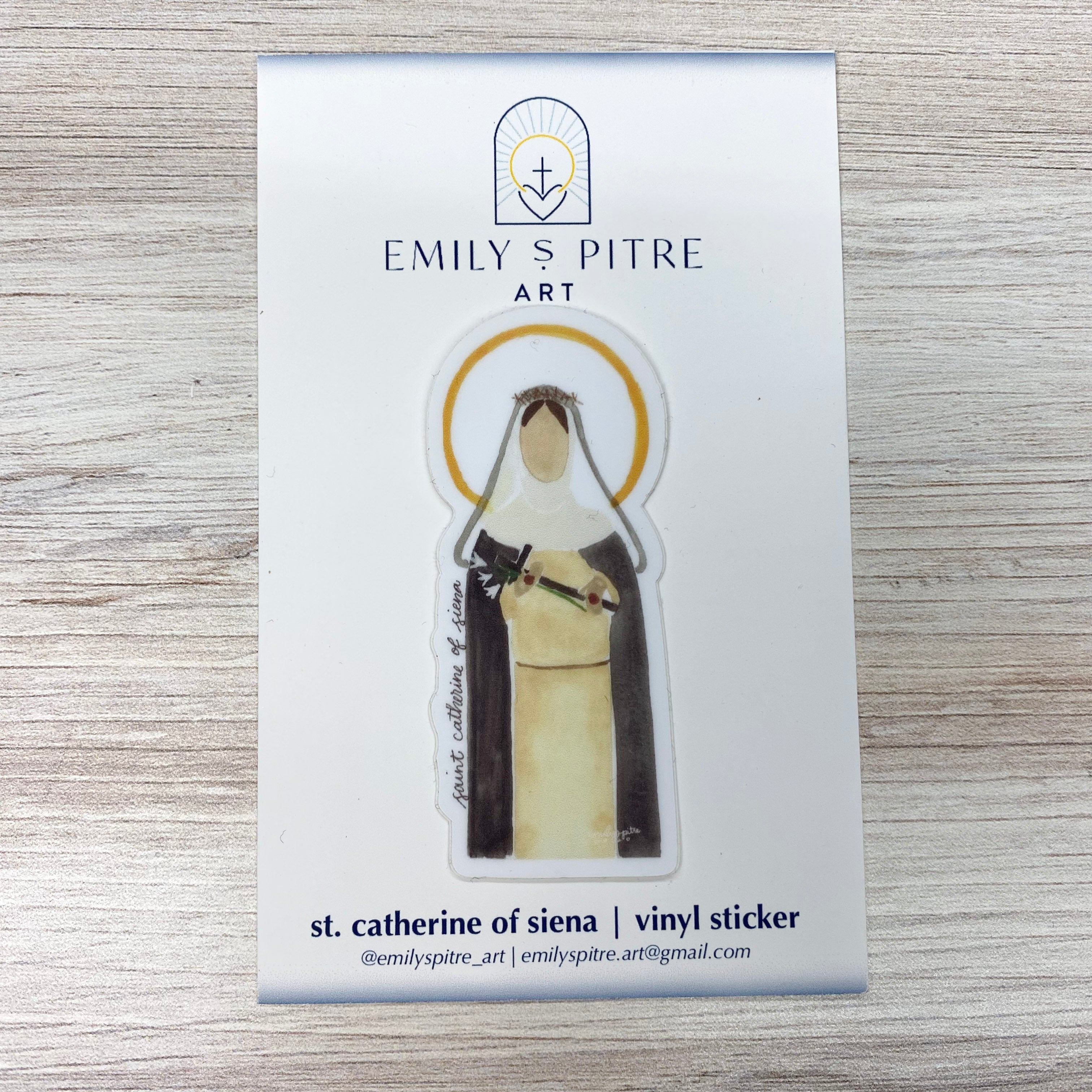 St. Catherine of Siena Sticker Crossroads Collective