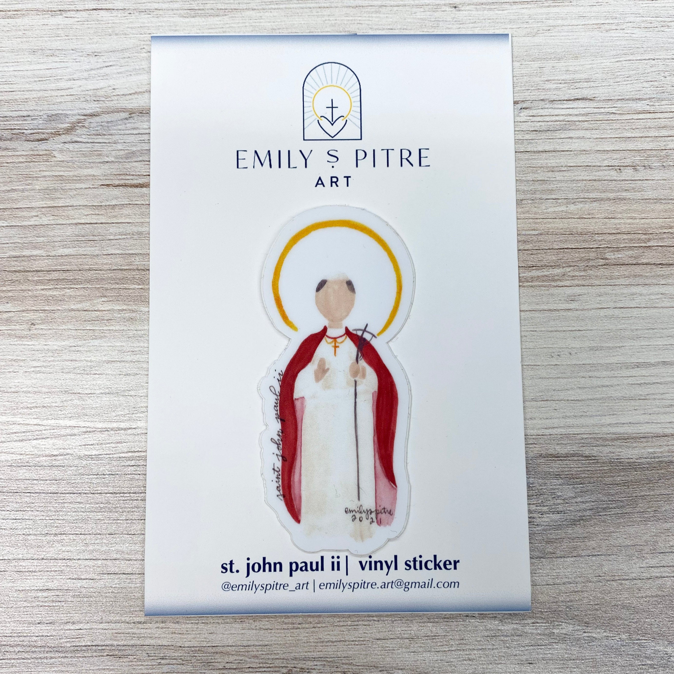 St. John Paul II Sticker Crossroads Collective