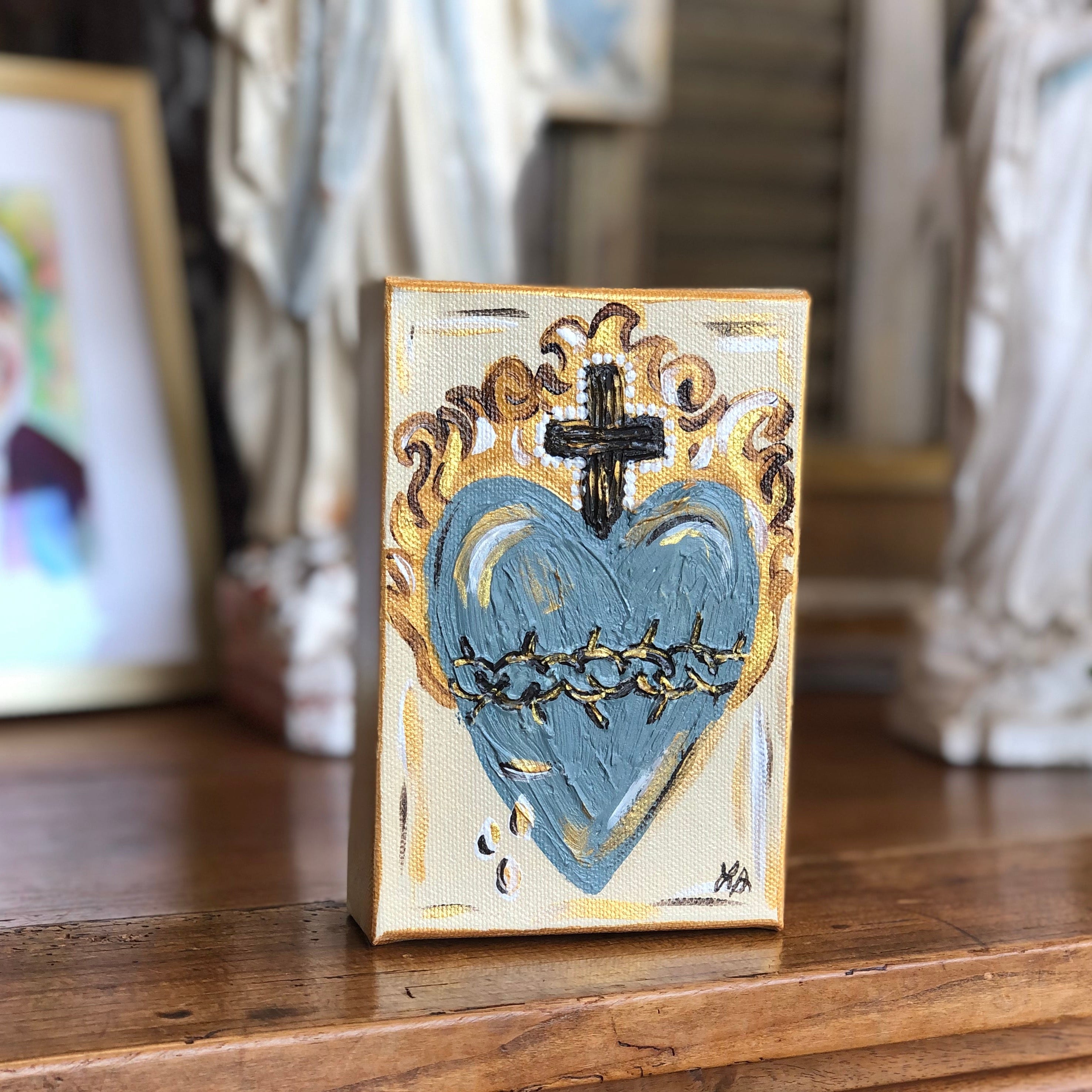 Sacred Heart Canvas Home & Decor Crossroads Collective