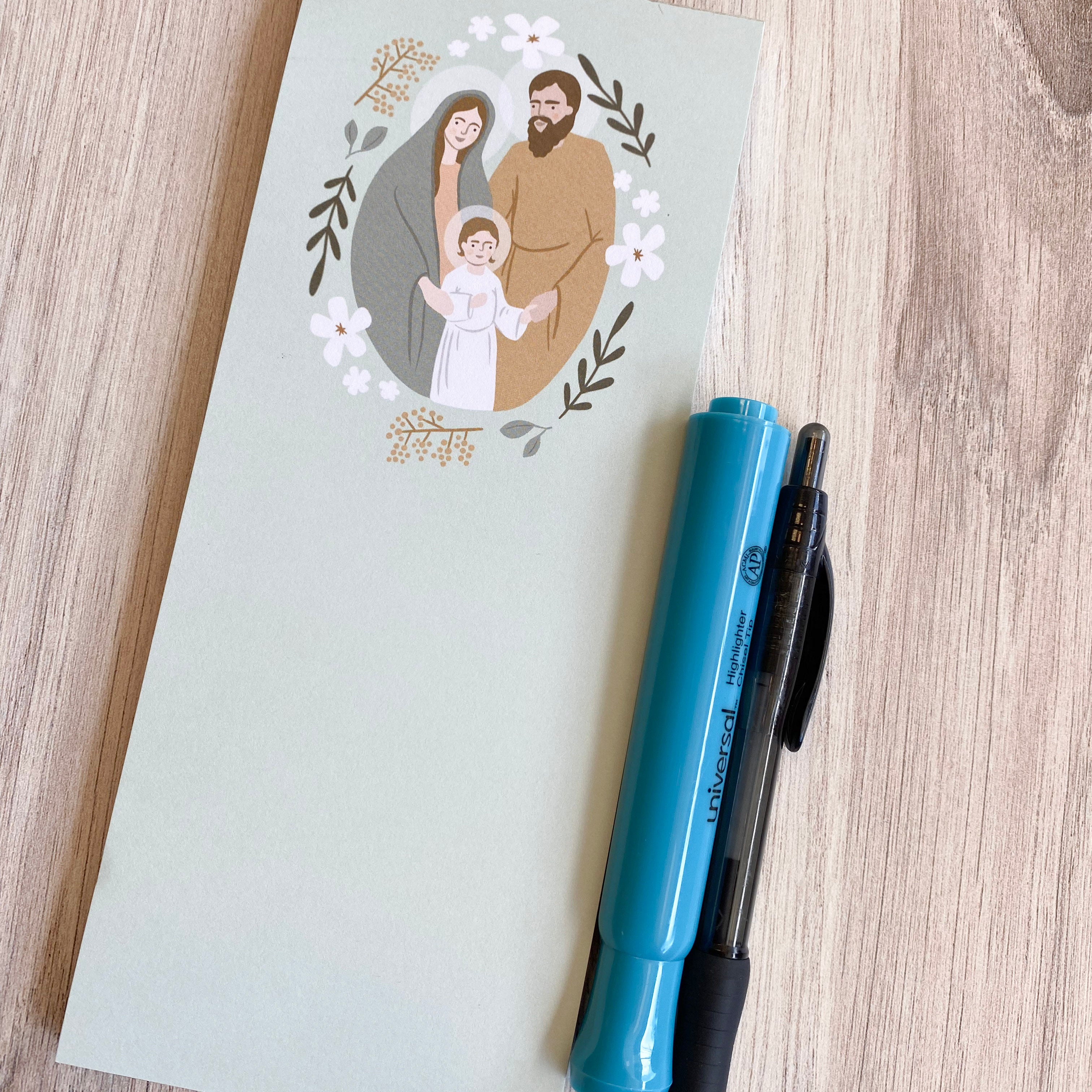 Holy Family Notepad Crossroads Collective