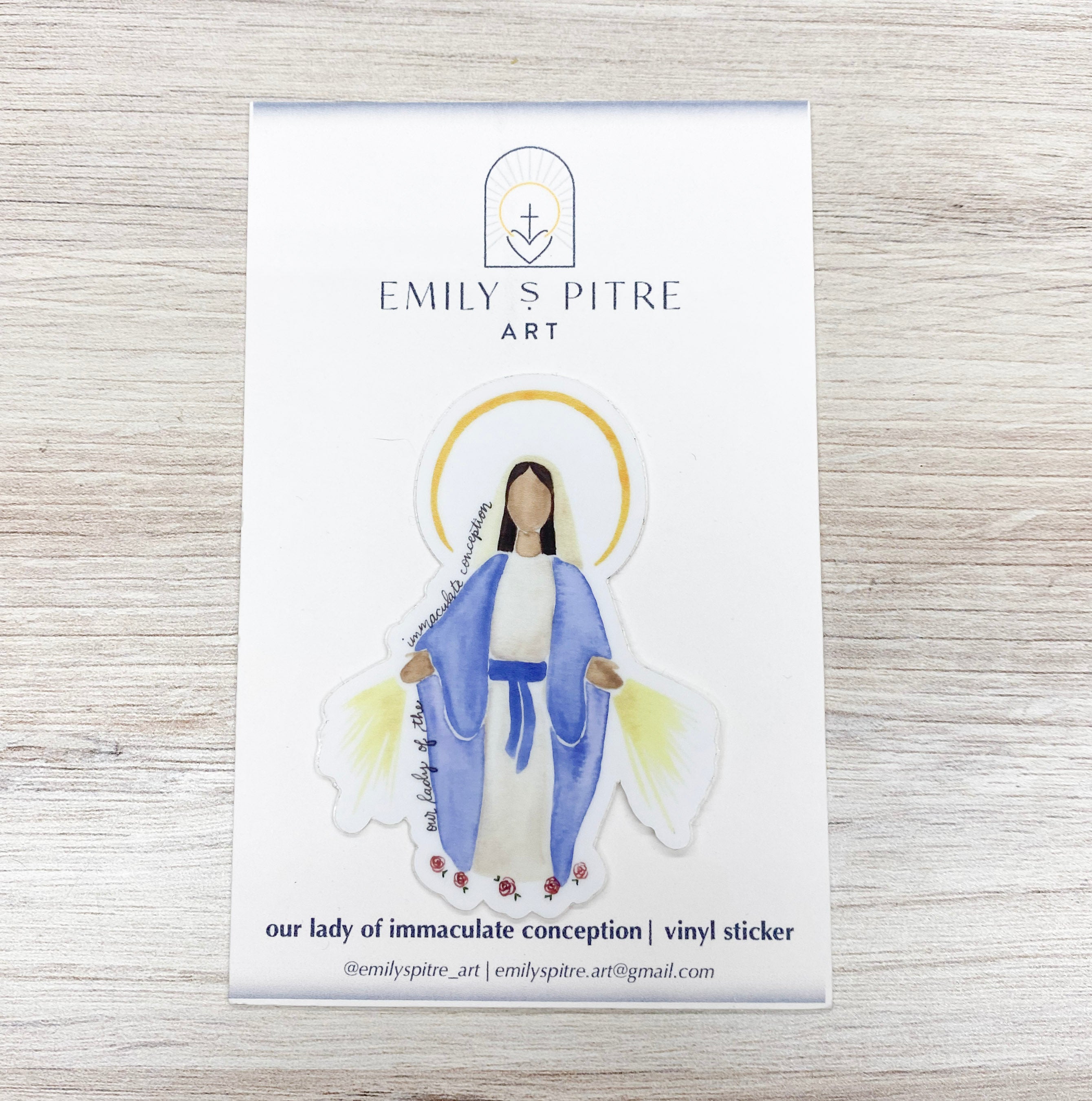 Our Lady of the Immaculate Conception Sticker Crossroads Collective