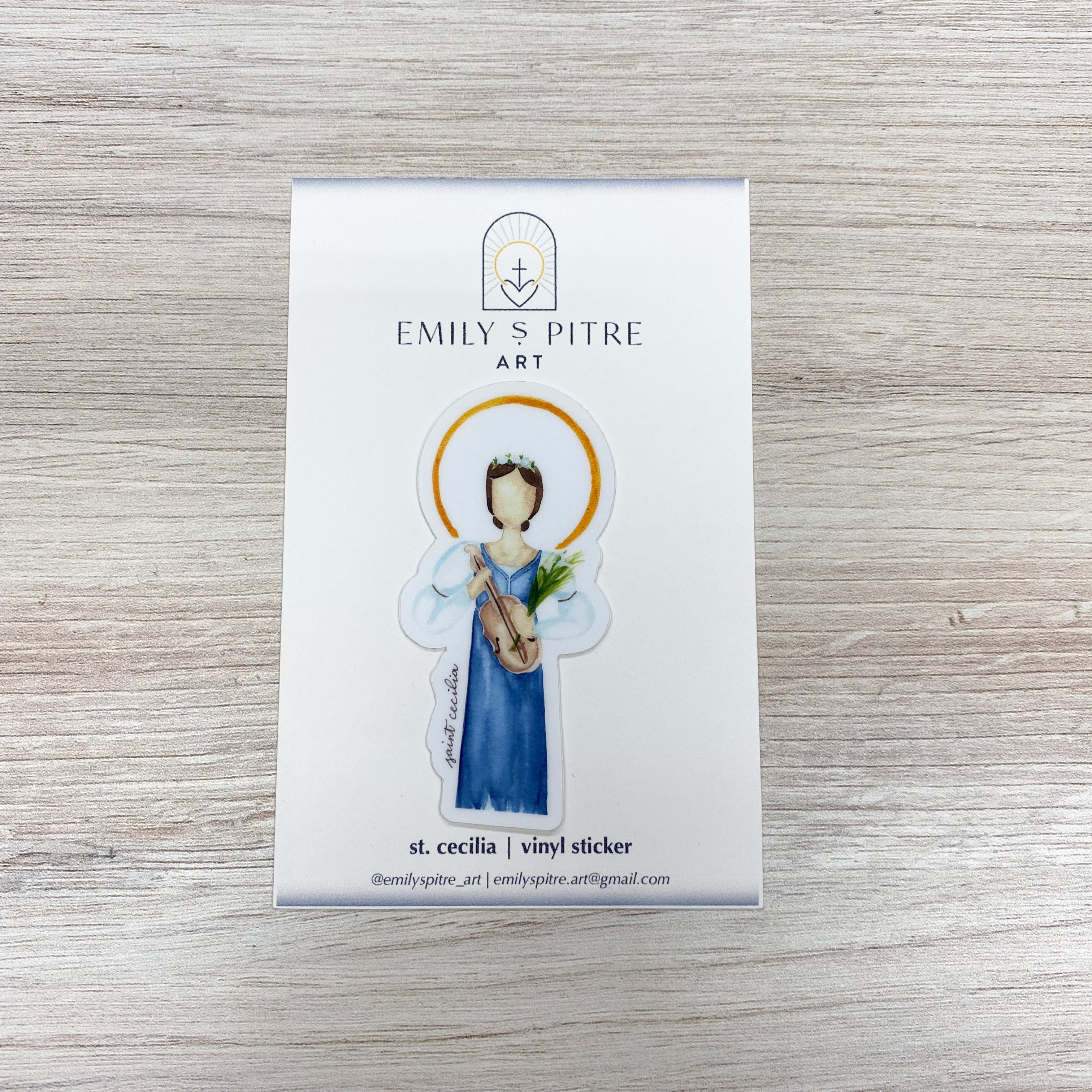 St. Cecilia Sticker Crossroads Collective