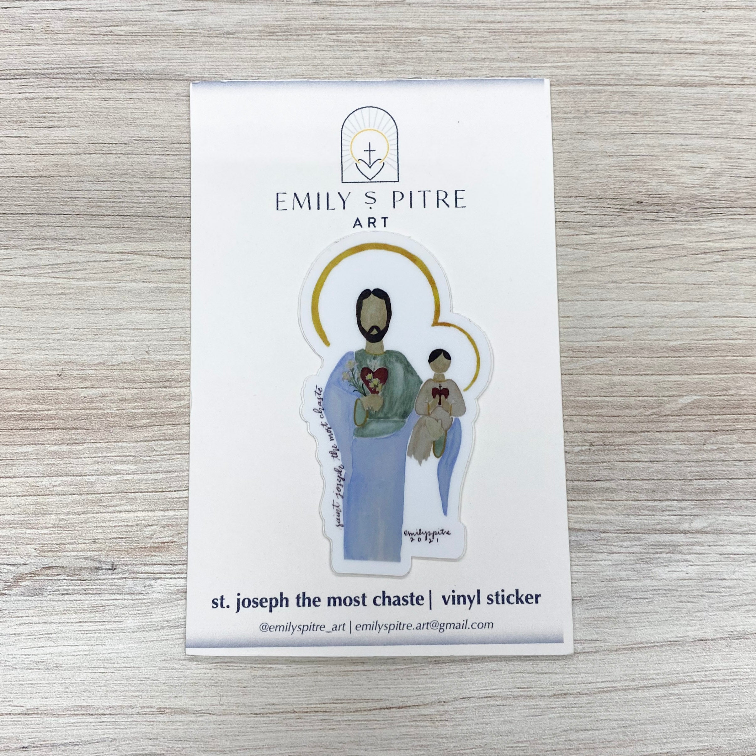 St. Joseph the Most Chaste Sticker Crossroads Collective