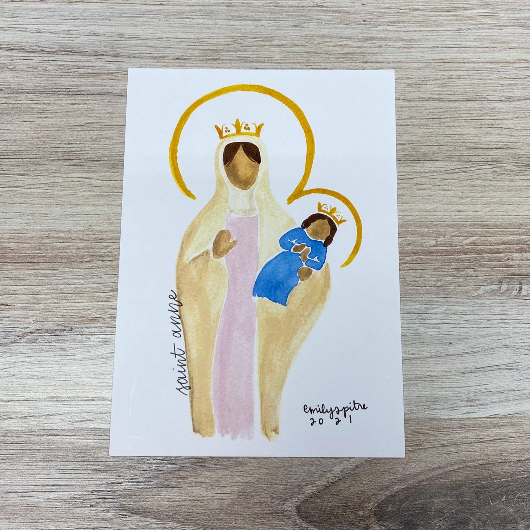 St. Anne Print Artwork Crossroads Collective