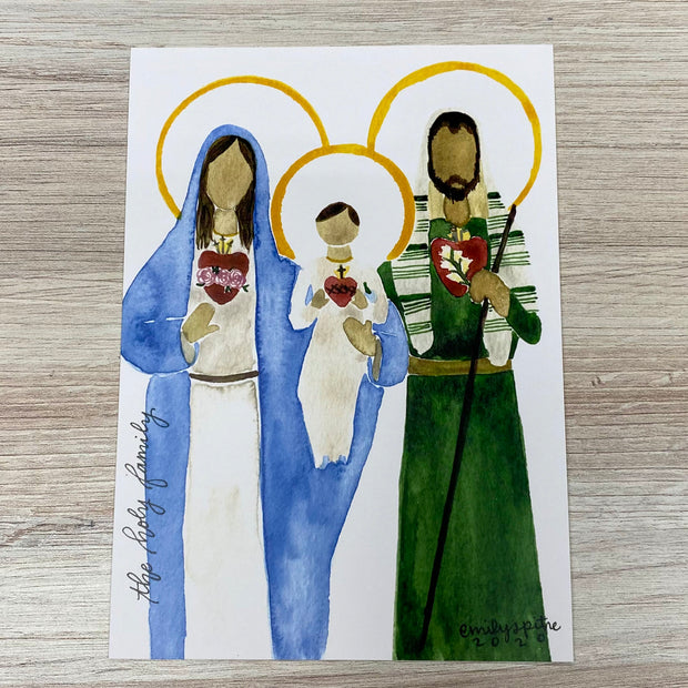 Holy Family Print Artwork Crossroads Collective