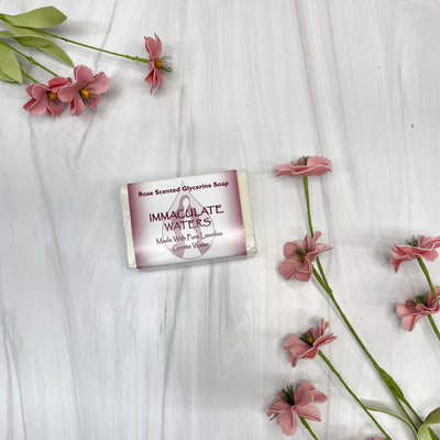 Immaculate Waters Rose Bar Soap Bath & Body Crossroads Collective