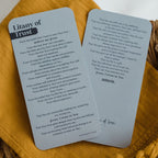 Litany of Trust Prayer Card